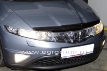 Дефлектор капота Honda Civic Хэтчбек 2006-2011 темный, EGR Австралия