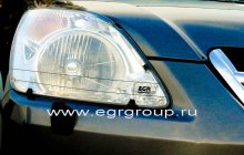 Защита фар Honda CR-V 2002-2004 прозрачная, 2 части, EGR Австралия