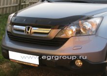 Дефлектор капота Honda CR-V 2007-2010 длинный, темный, EGR Австралия