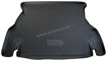 Коврик в багажник Daewoo Nexia 2008-2016 полиуретановый, черный, Norplast