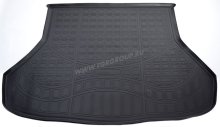 Коврик в багажник Kia Cerato Седан 2013- полиуретановый, черный, Norplast