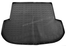 Коврик в багажник Kia Sorento Prime 2015- 5 мест полиуретановый, черный, Norplast