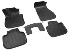 Коврики в салон BMW X1 2015- полиуретановые, черные, Norplast