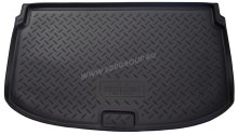 Коврик в багажник Chevrolet Aveo Хэтчбек 2011- полиуретановый, черный, Norplast