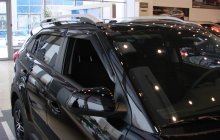 Дефлекторы боковых окон Hyundai Creta 2016- темные, 4 части, SIM Россия