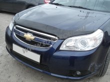 Дефлектор капота Chevrolet Epica 2006-2012 темный, SIM Россия