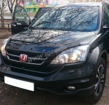Дефлектор капота Honda CR-V 2007-2010 темный, SIM Россия