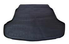 Коврик в багажник Hyundai Sonata 2014- без выступа под запаску, полиуретановый, черный, Norplast