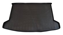 Коврик в багажник Kia Rio Хэтчбек 2017- X-Line полиуретановый, черный, Norplast