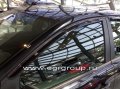 Дефлекторы боковых окон Ford Focus 2005-2011 breeze, темные, 4 части, EGR Австралия