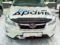 Дефлектор капота Subaru Impreza 2011-2016/XV 2011-2017 темный, SIM Россия