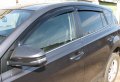 Дефлекторы боковых окон Toyota RAV 4 2013-2019 темные, 4 части, SIM Россия