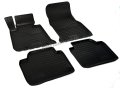 Коврики в салон BMW 3 серия 2011- полиуретановые, черные, Norplast