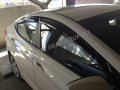 Дефлекторы боковых окон Hyundai Elantra 2011-2016 темные, 4 части, SIM Россия