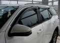 Дефлекторы боковых окон Toyota Fortuner 2015- темные, 4 части, SIM Россия