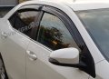Дефлекторы боковых окон Toyota Corolla 2013-2018 темные, 4 части, EGR Австралия