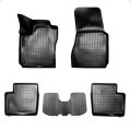 Коврики в салон Smart Forfour 2014- полиуретановые, черные, Norplast